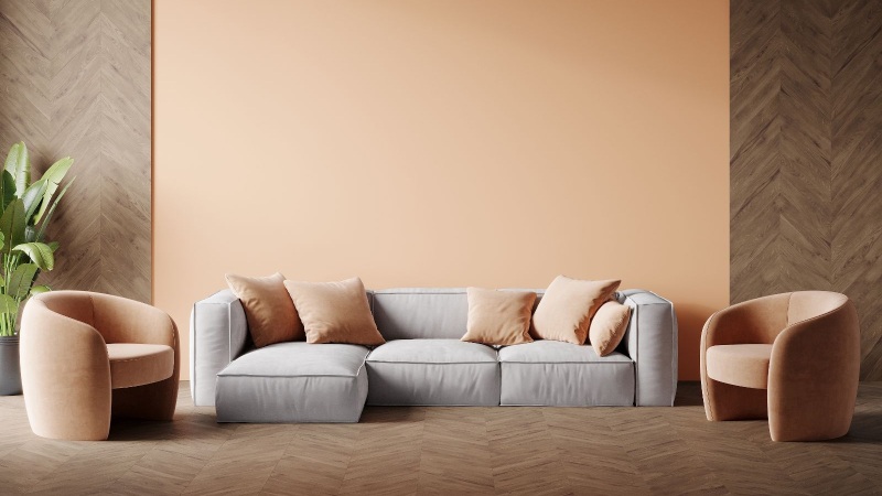 El color Pantone de 2024 es el Peach Fuzz. Foto: Shutterstock
